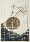 untitled, a paper, tweed,feathers,string by Ishmael Randall Weeks
